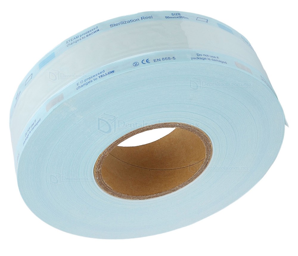200m Rollo Termosellable para Esterilizaci&oacute;n Dental en Autoclave